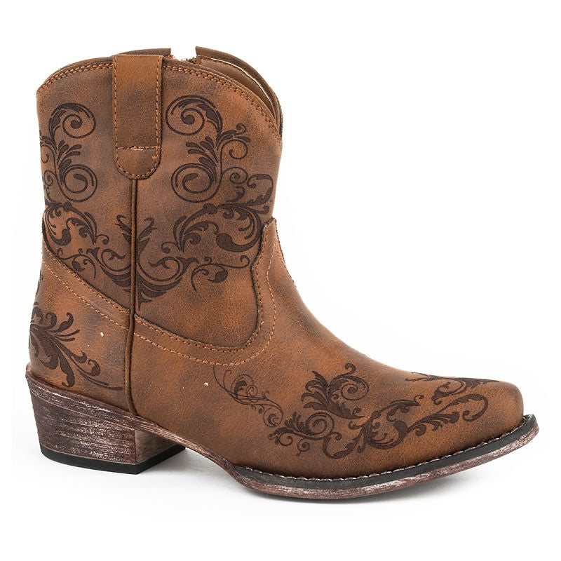 Roper Ladies Laser Design Shorty Boot– Horse.com
