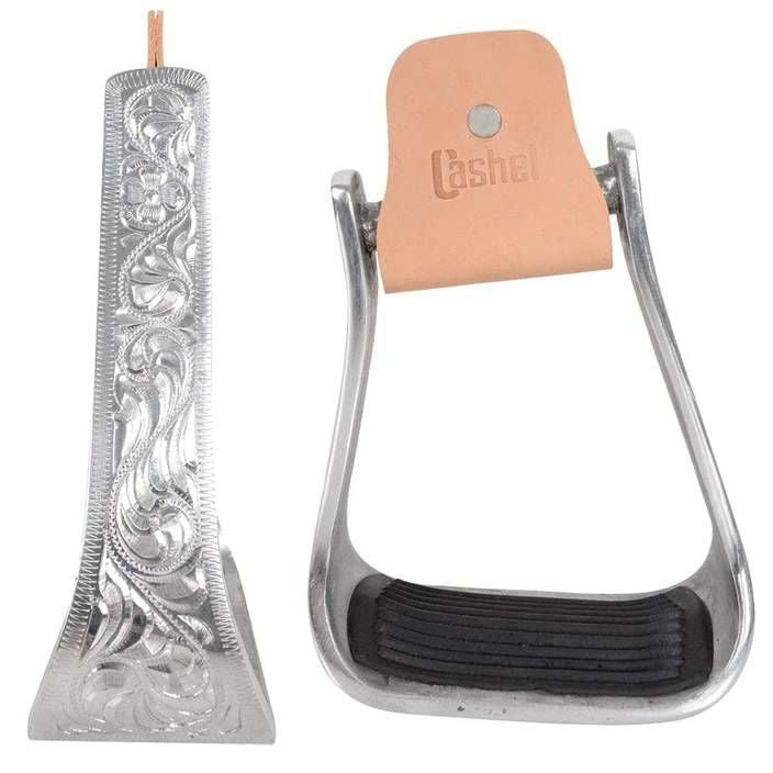 NEW! Cashel Slanted Stirrup 2″ Smooth Aluminium main image 1