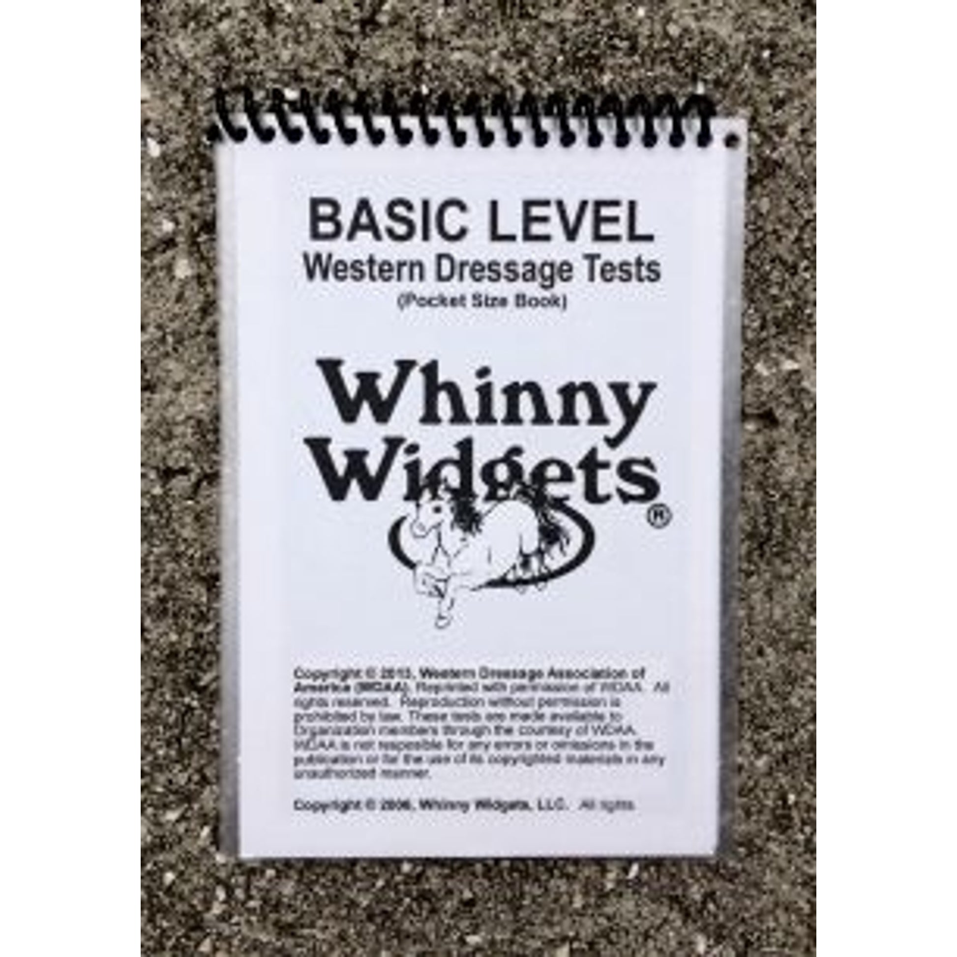 Whinny Widgets 2015 Western Dressage Test Book - Basic Level