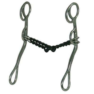 Coronet Dbl Twist Wire Swt Iron Curb Bit 8 Shank 5