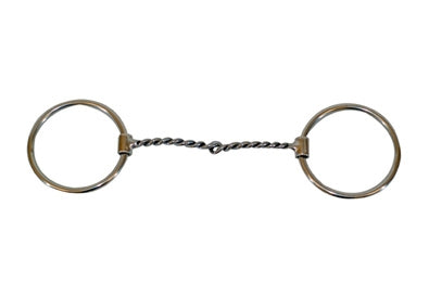 Metalab Stainless Steel Ring Snaffle Bit 5 Brn
