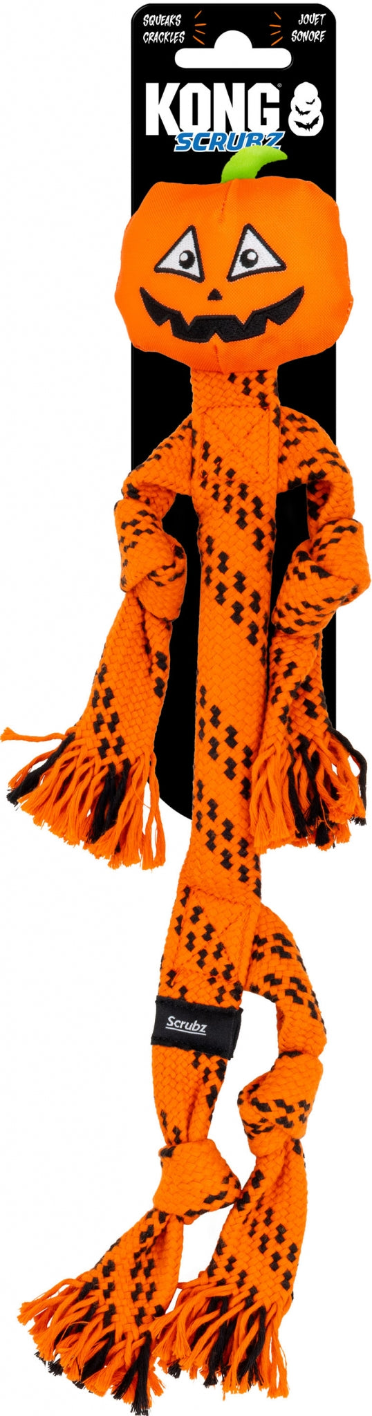 Kong Halloween Scrubz Jack-O-Lantern