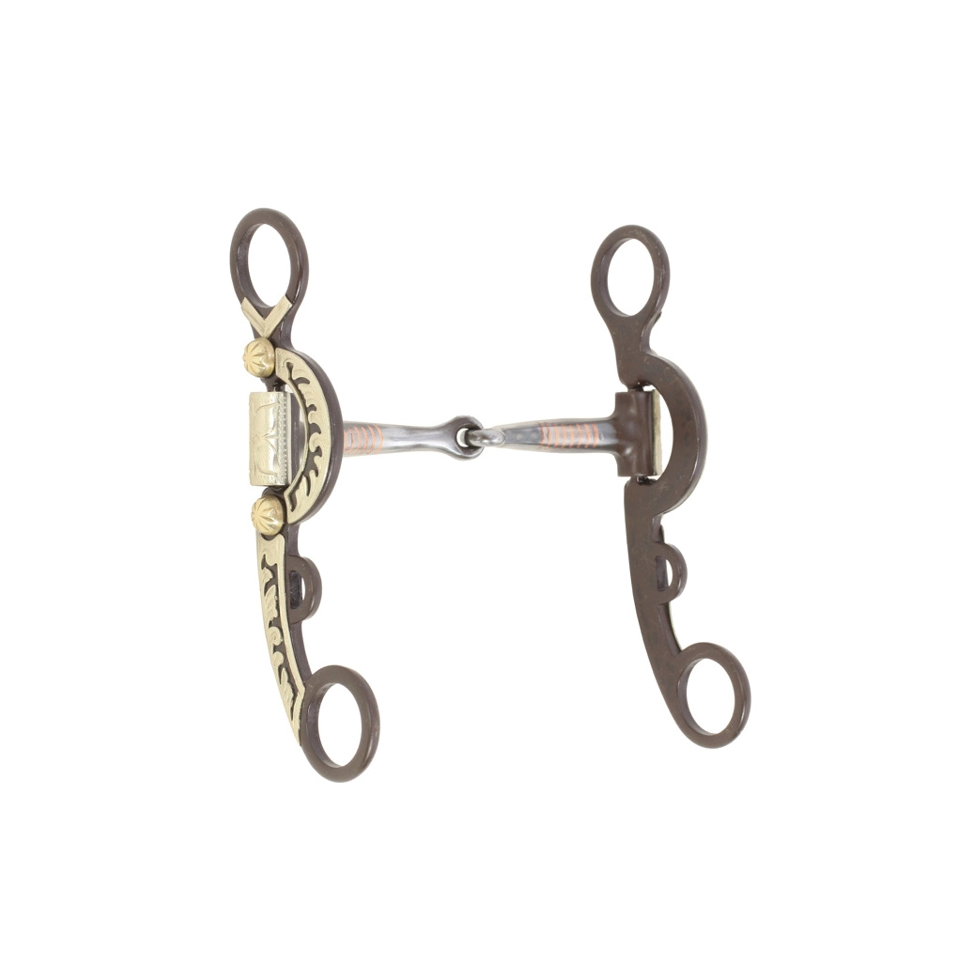 Snaffle Mouth with Copper Inlay Bit