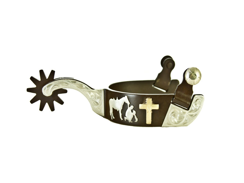 Praying Cowboy Antique Spur
