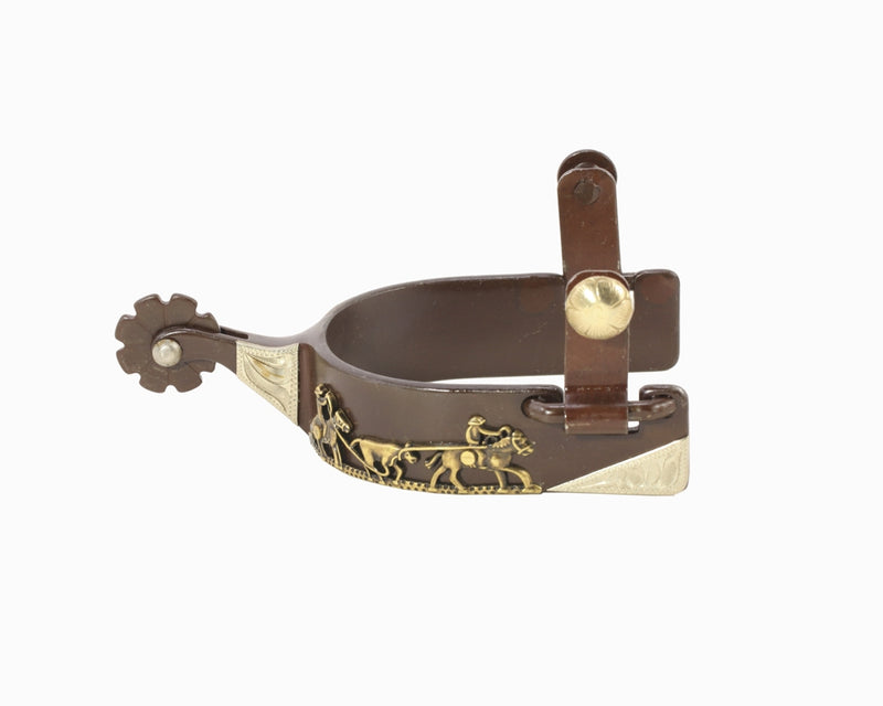 Roping Spur with Gold/Silver Trim