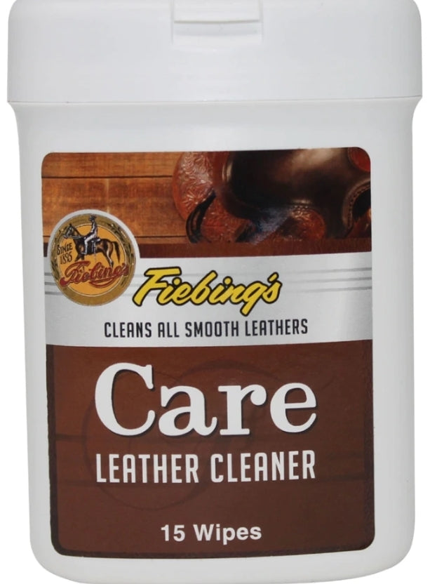 Fiebings Care Leather Cleaner Wipes