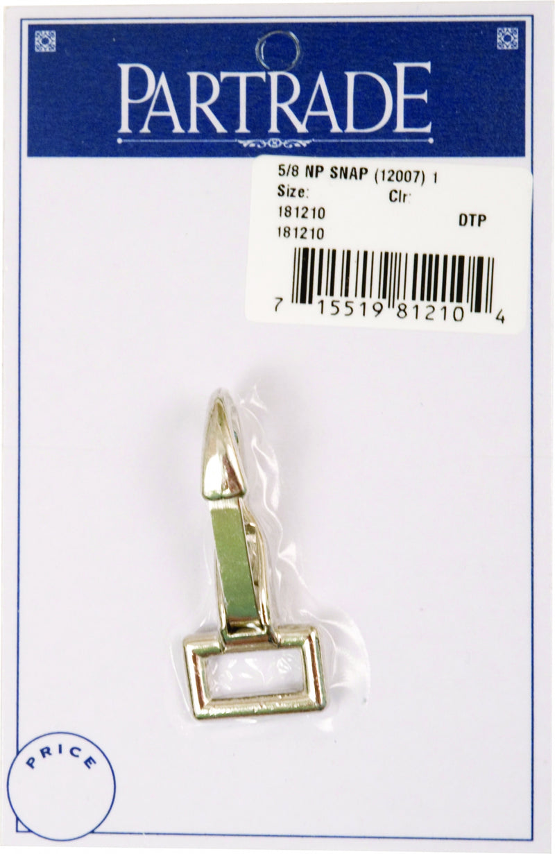 Metalab 5/8In Nickel Plated Snap 1 Per Pack