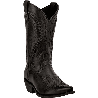 Laredo Mens Laramie Snip Toe Black Boots