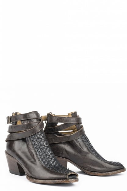 Stetson Ladies Jacey Round Toe Short Fashion Boots