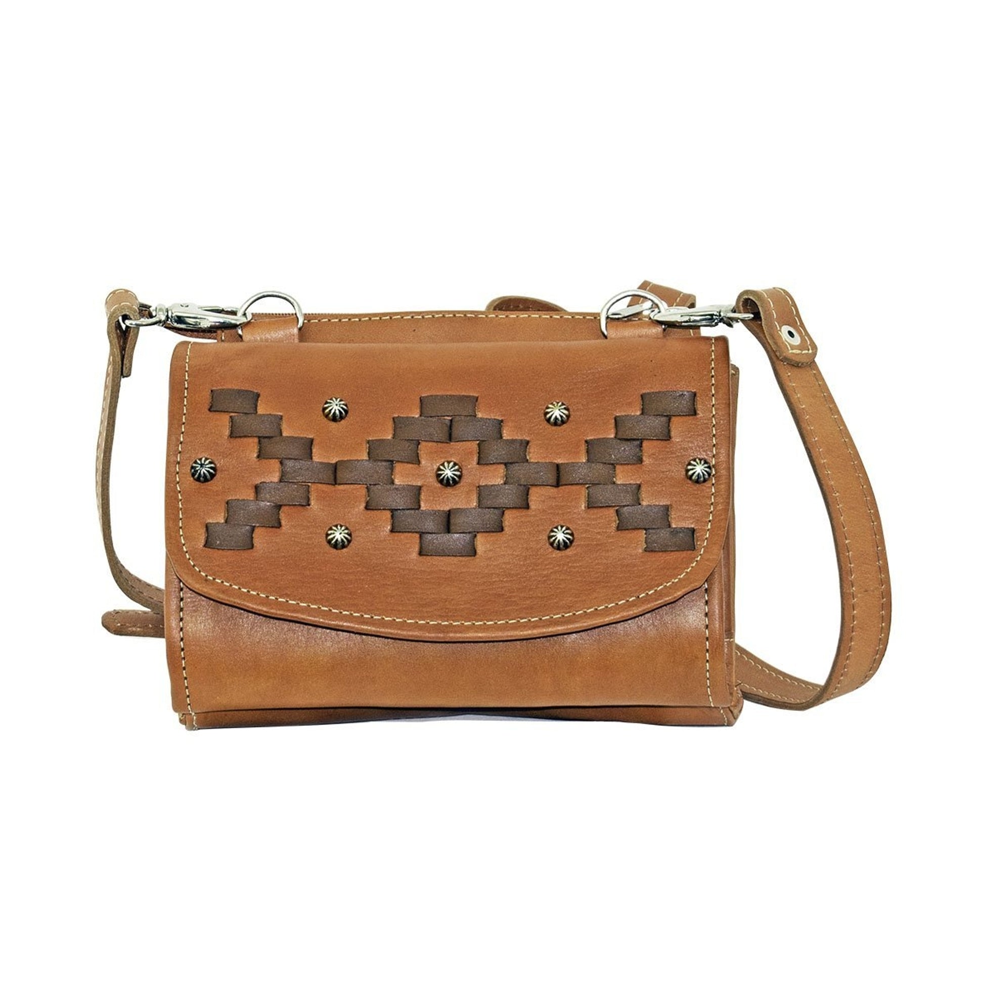 American West Tribal Weave Small Crossbody Bag/Wallet