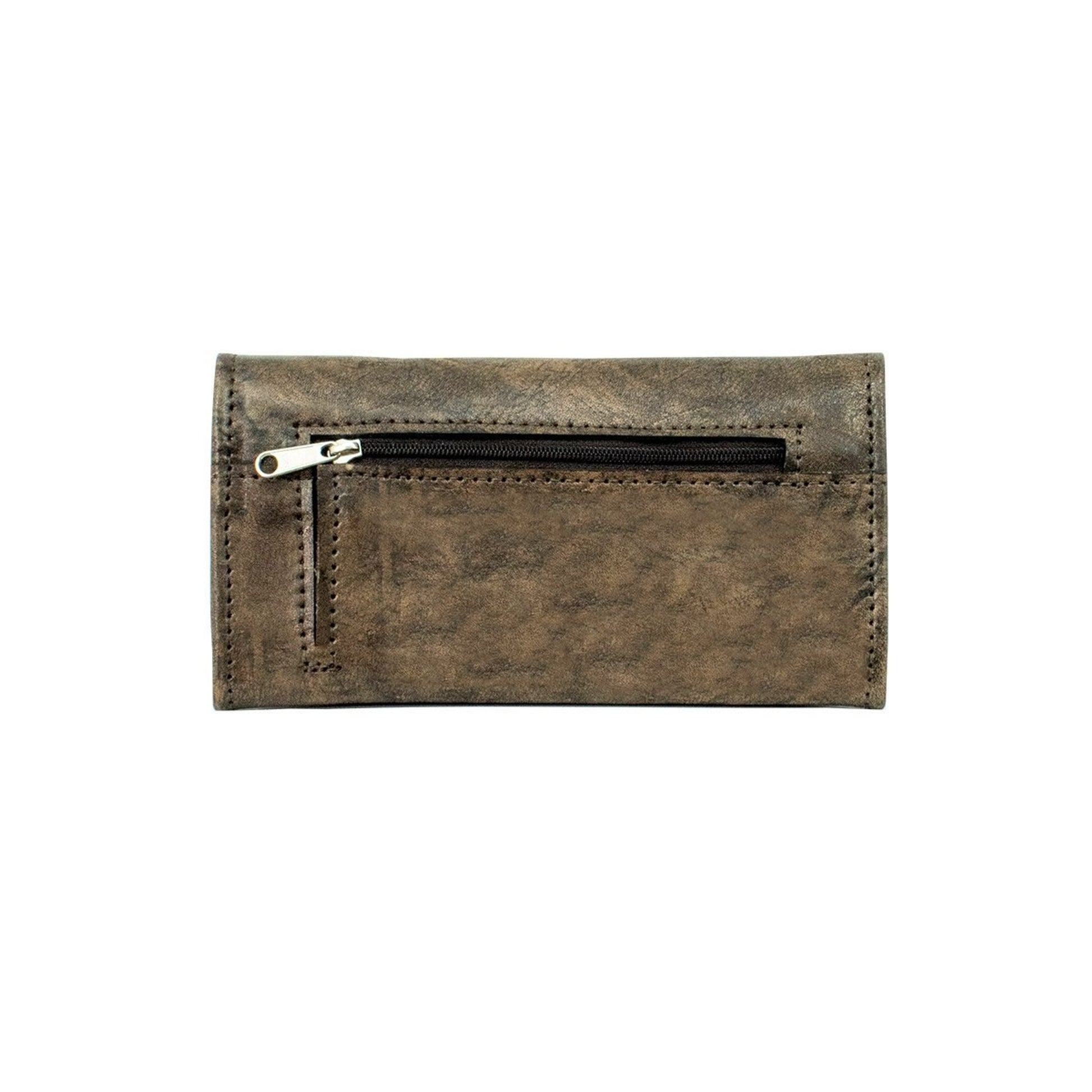 American West Ladies Tribal Weave Tri-Fold Wallet