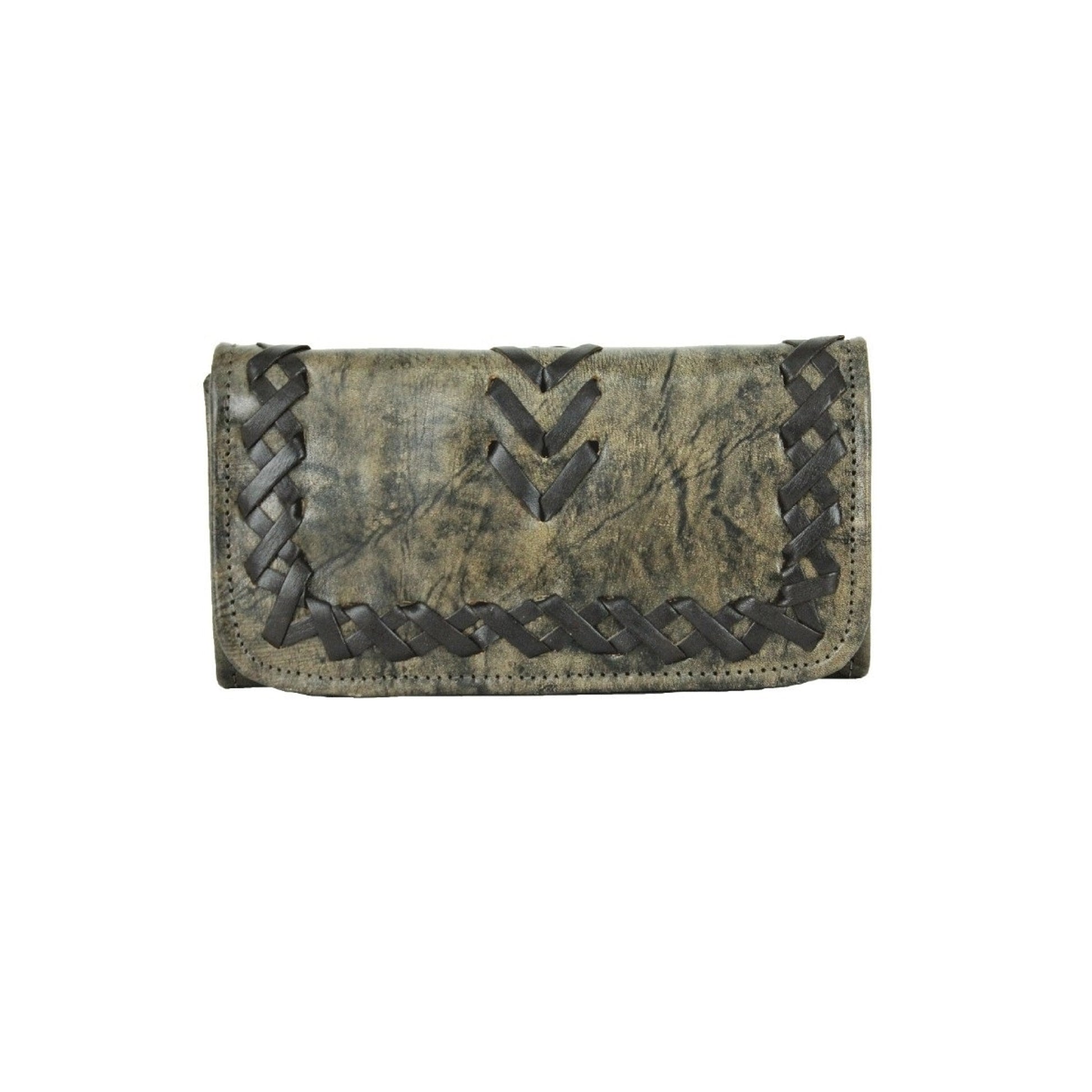 American West Ladies Wood River Tri-Fold Wallet