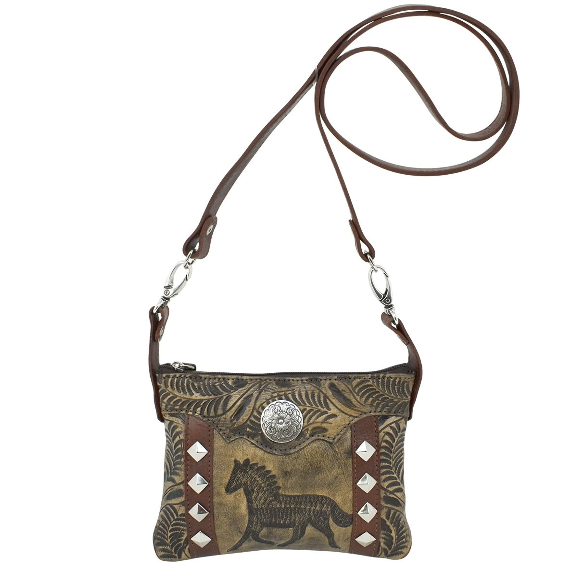 American West Hitchin Post Trail Rider Crossbody/Hip Bag