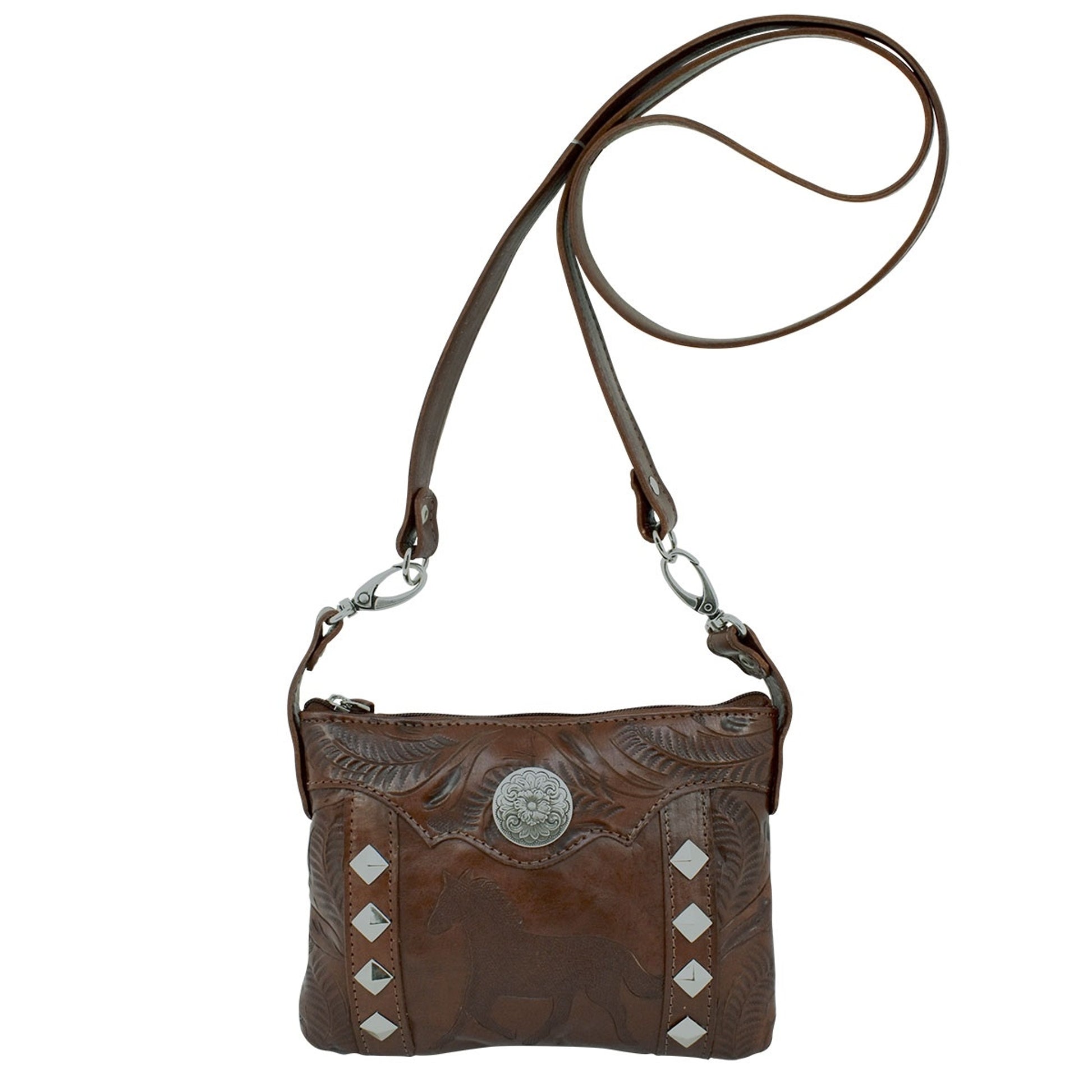 American West Hitchin Post Trail Rider Crossbody/Hip Bag