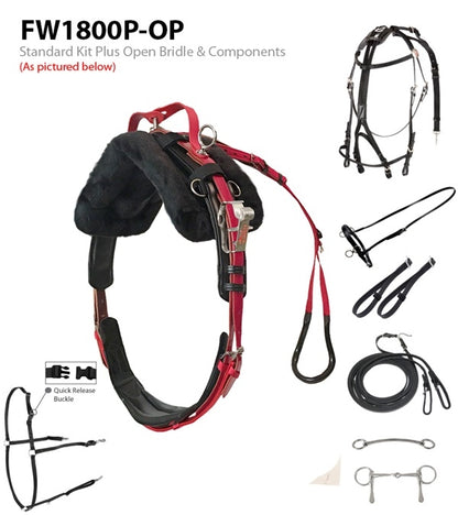 Feather-Weight Pony Synthetic Standard Race Harness