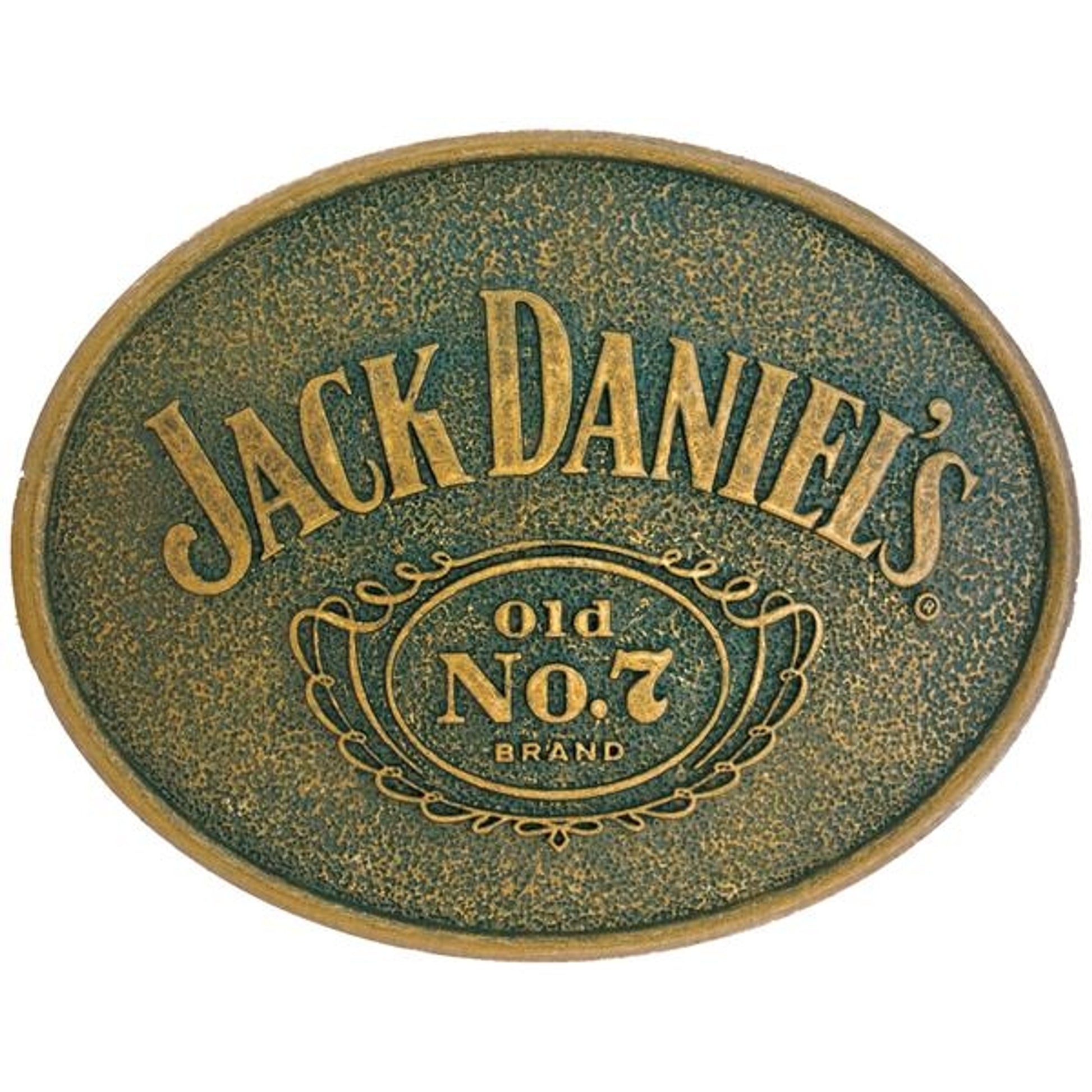 Jack Daniel's Oval Brass Buckle