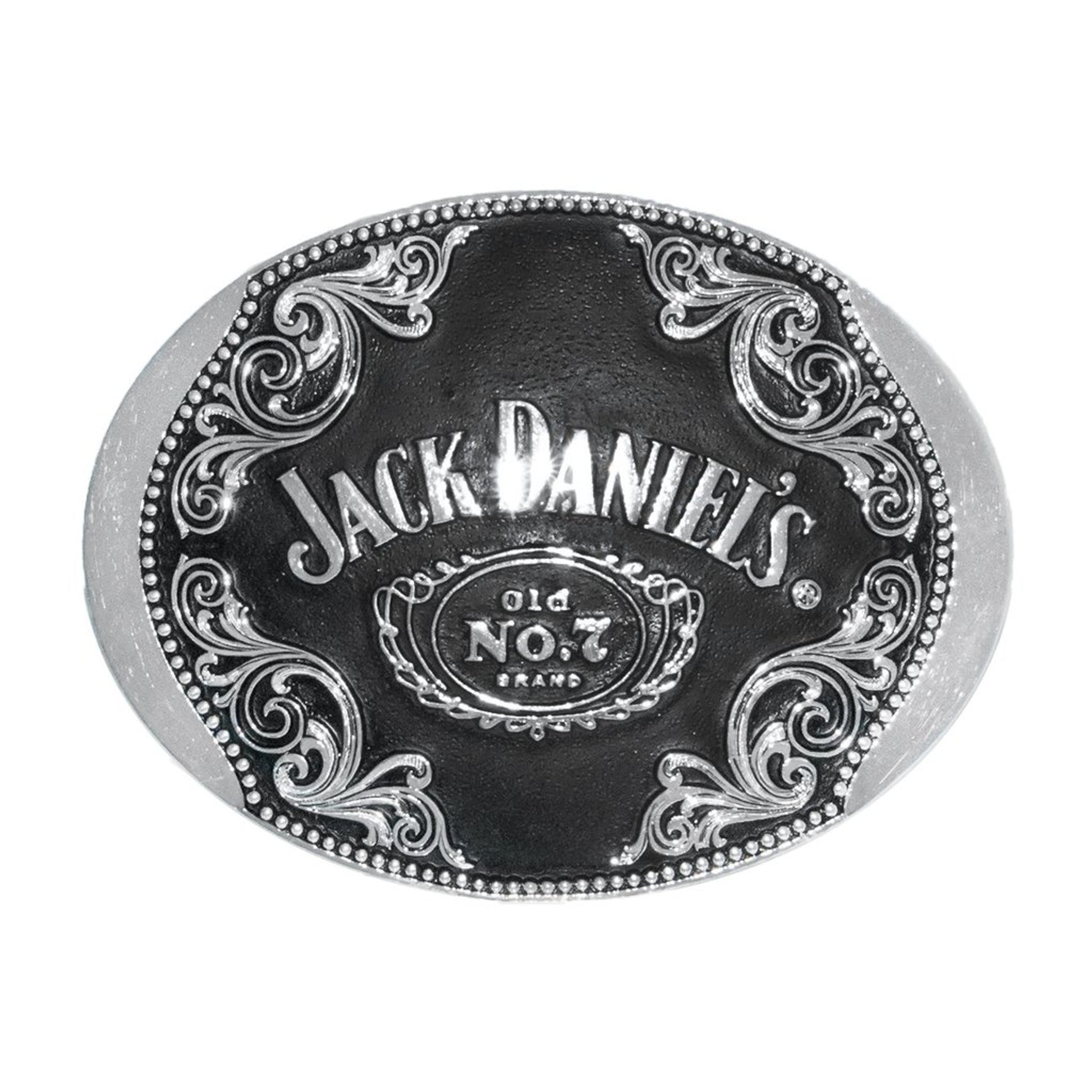 Jack Daniels Filigree Cartouche Buckle