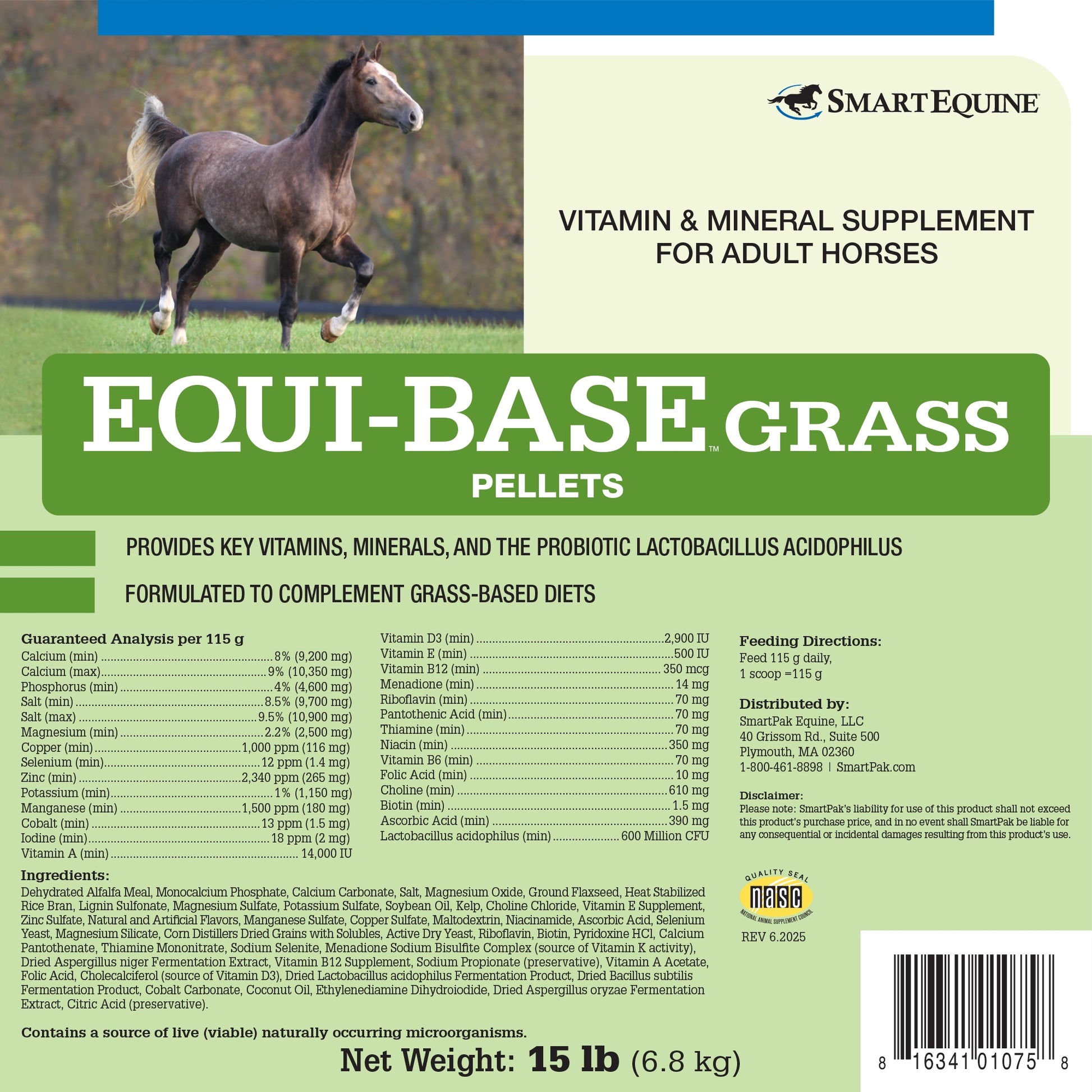 SmartEquine Equi-Base Grass Pellets