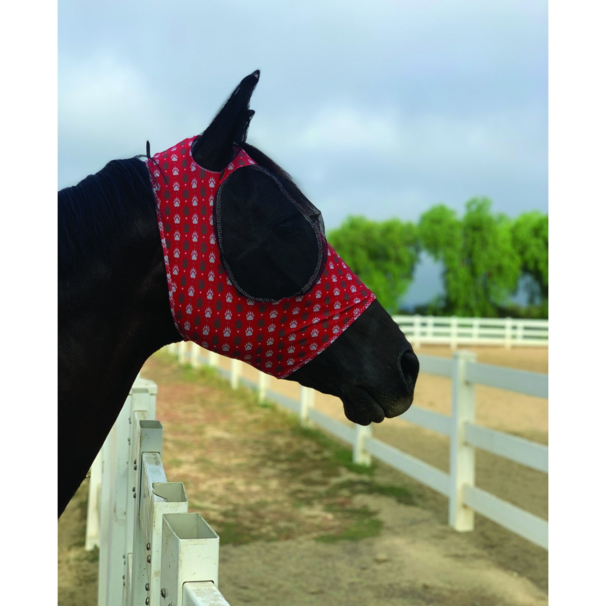 Professionals Choice Comfort Fit Lycra Fly Mask Po
