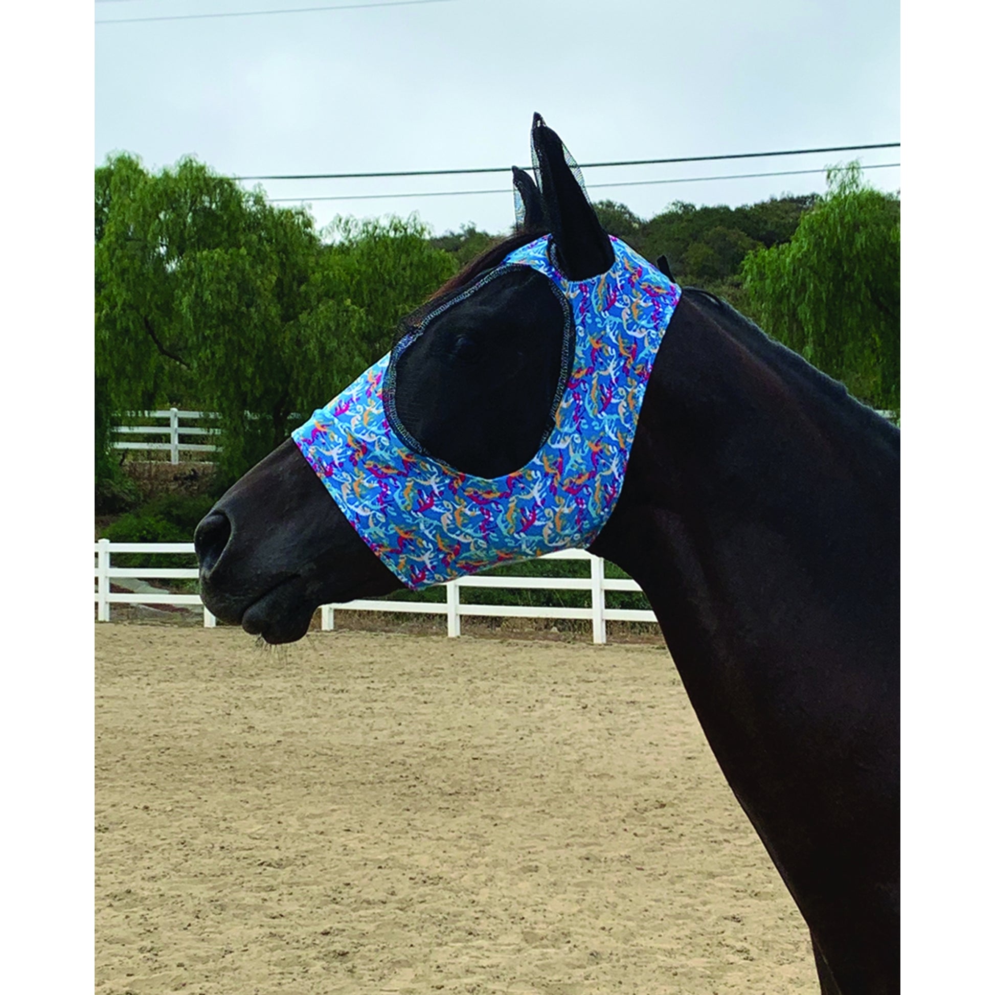 Professionals Choice Comfort Fit Lycra Fly Mask Po
