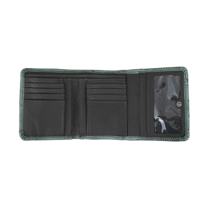 American West Ladies Hair-On Small Tri-Fold Wallet