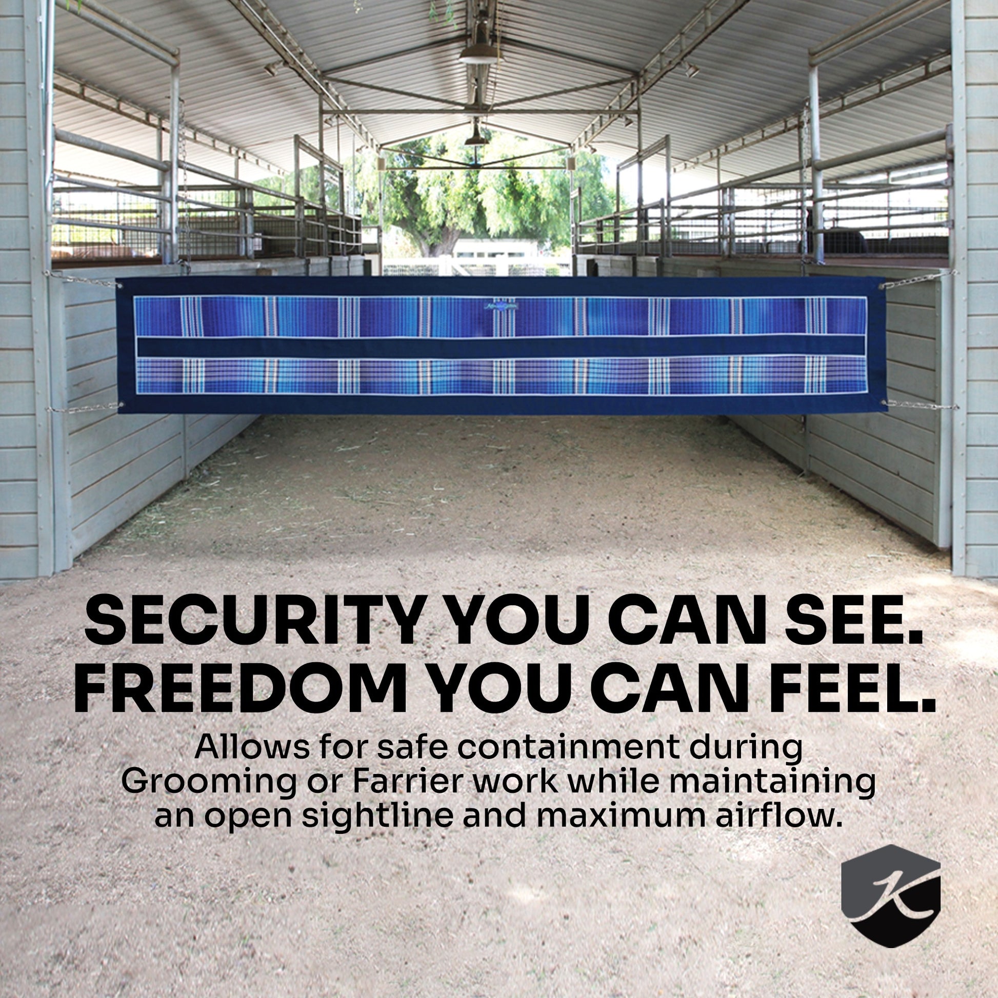 Kensington Aisle Guard with Hardware