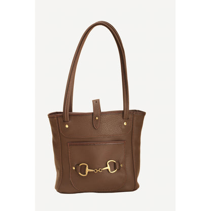 Tory Leather Small Carry All Bag with Bit