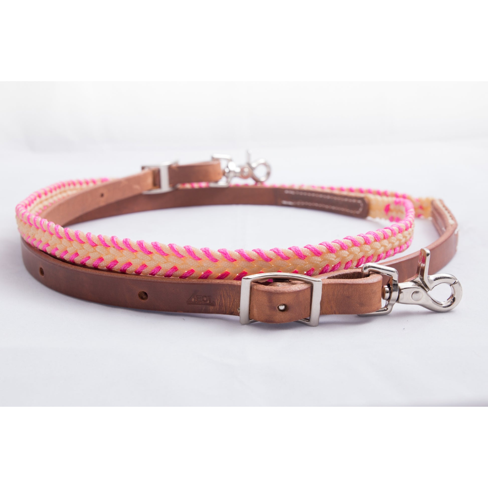 Tory Leather Waxed Laced Roping Reins