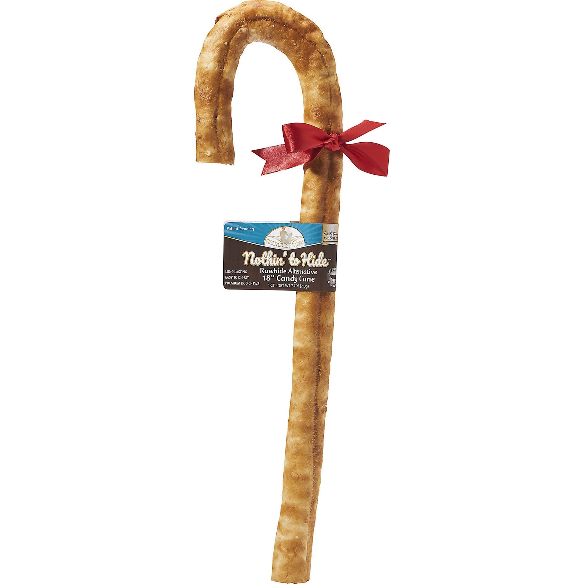 Fieldcrest Farms Nothin' To Hide Candy Cane Dog Chew