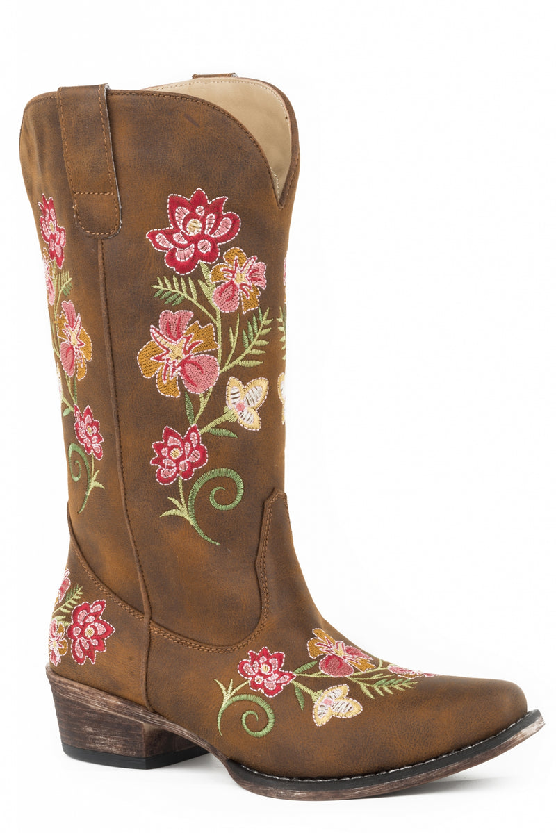Roper Ladies Riley Floral Western Boots