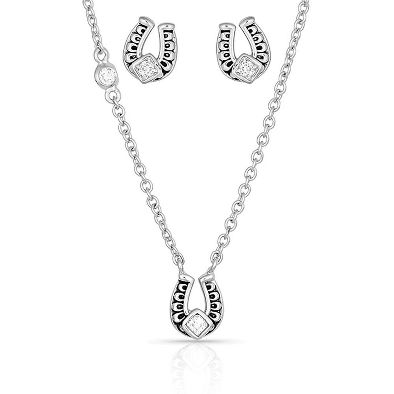 Montana Silversmiths Keep A Little Luck Jewelry Set