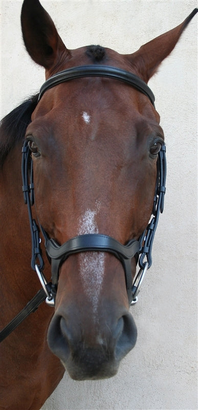 Nunn Finer Innovativo English Bridle with Rubber Reins