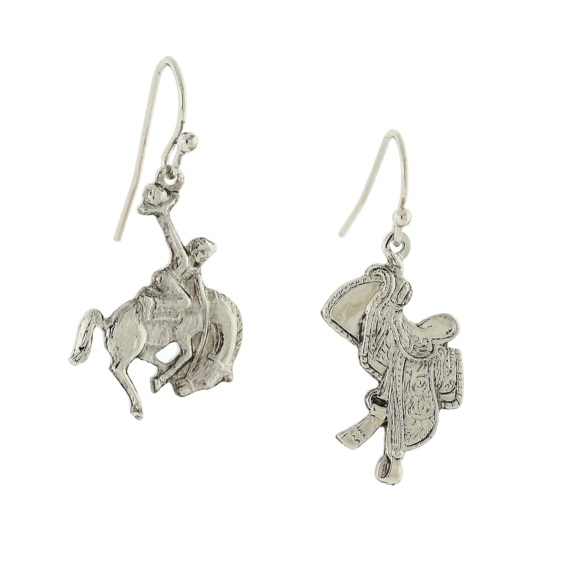 1928 Jewelry Horse and Saddle Earrings