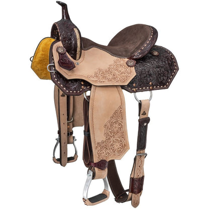 Silver Royal Bisbee Barrel Saddle