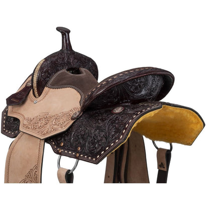 Silver Royal Bisbee Barrel Saddle