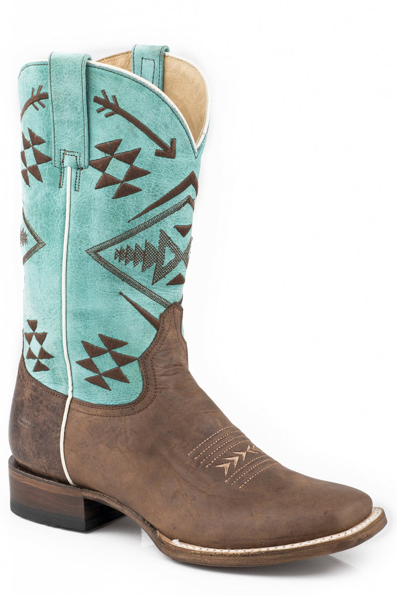 Roper Ladies Ruby Square Toe 11" Shaft Boots