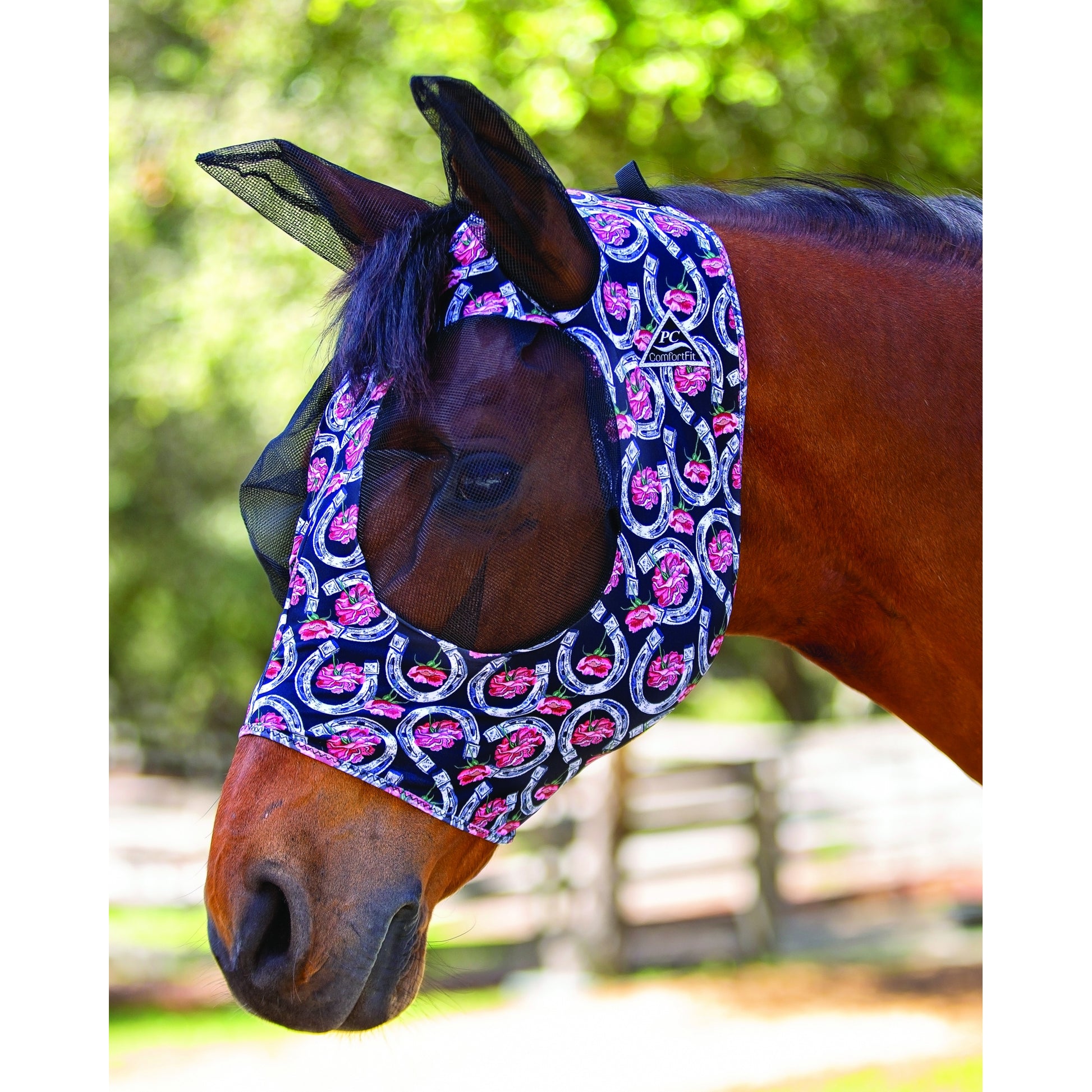 Professionals Choice Comfort Fit Lycra Fly Mask Po