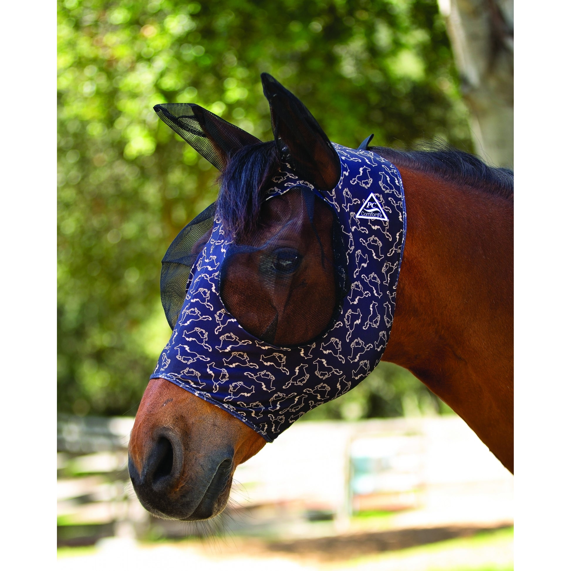 Professionals Choice Comfort Fit Lycra Fly Mask Po