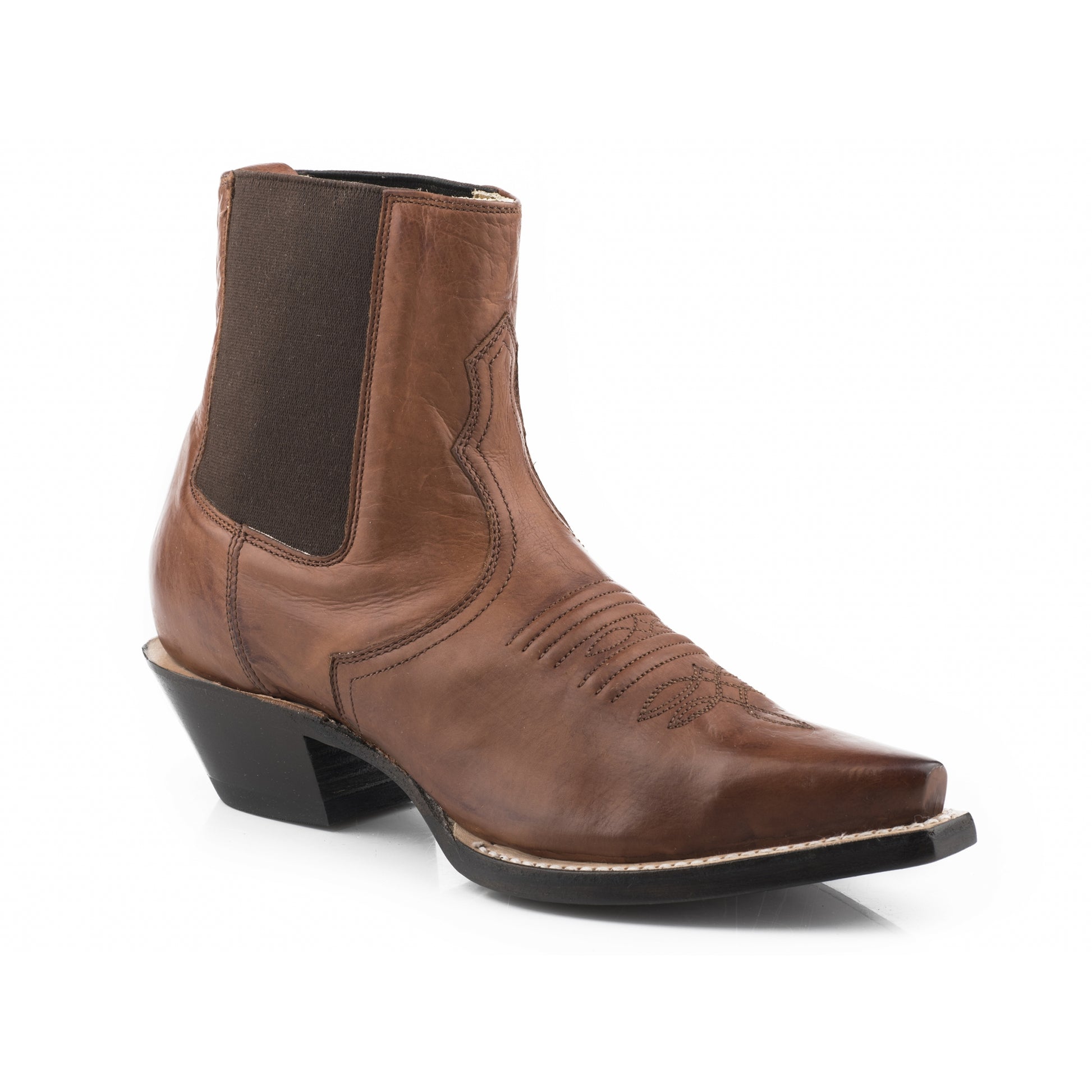 Stetson Ladies Everly Snip Toe Leather Sole Boots