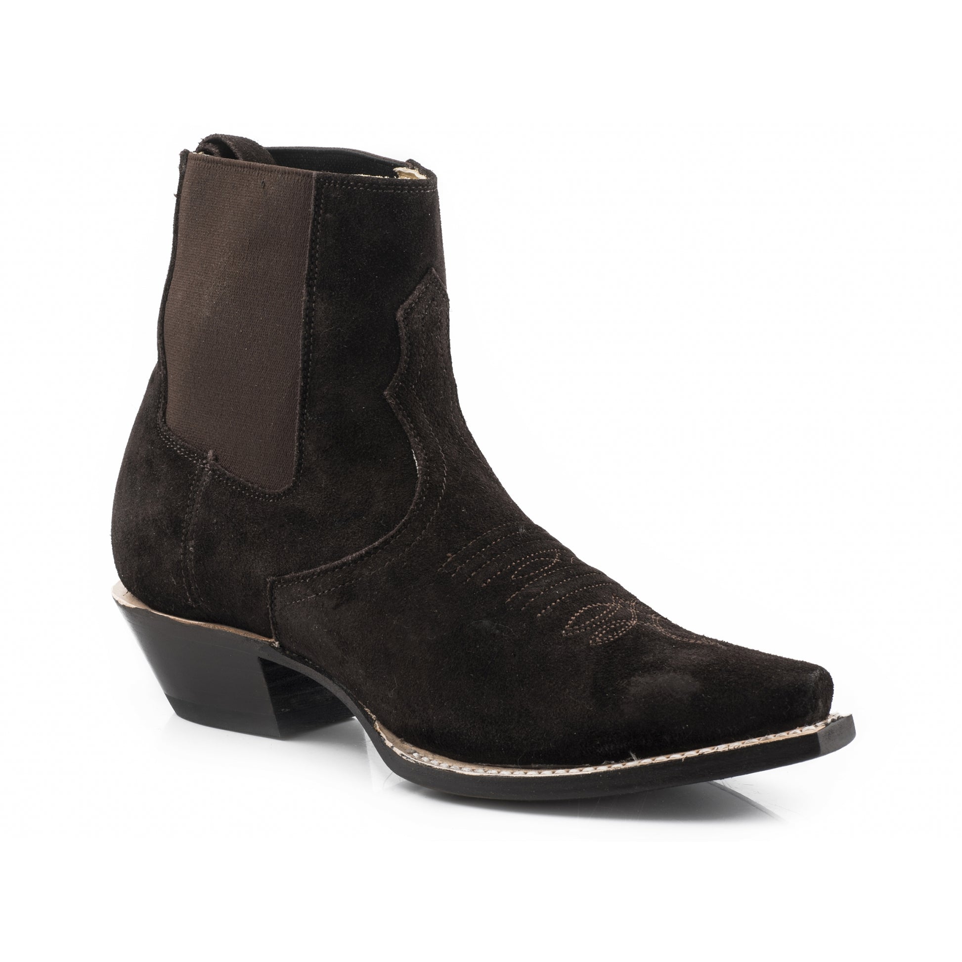 Stetson Ladies Everly Snip Toe Leather Sole Boots