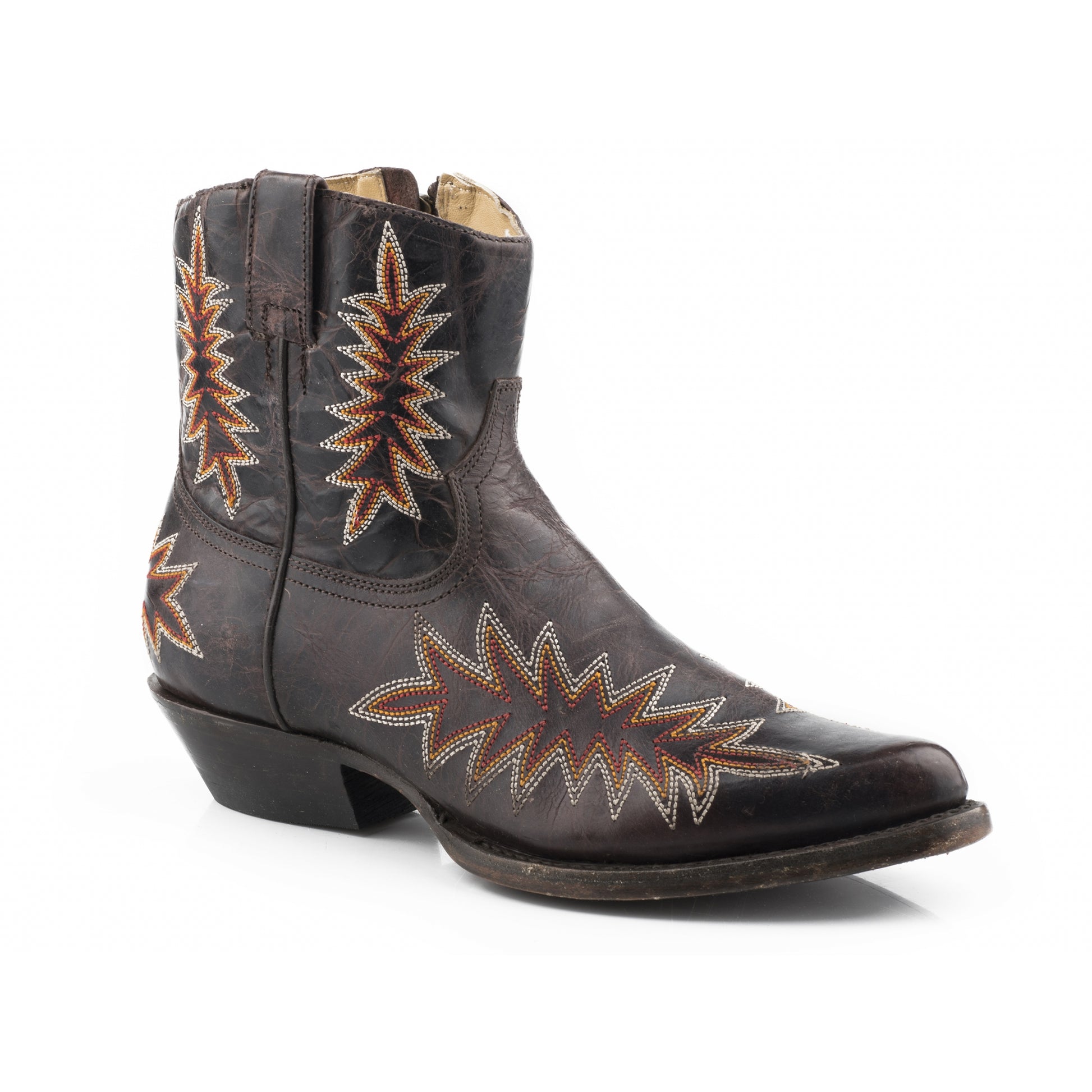 Stetson Ladies Charlie Snip Toe Sloped Shaft Boots