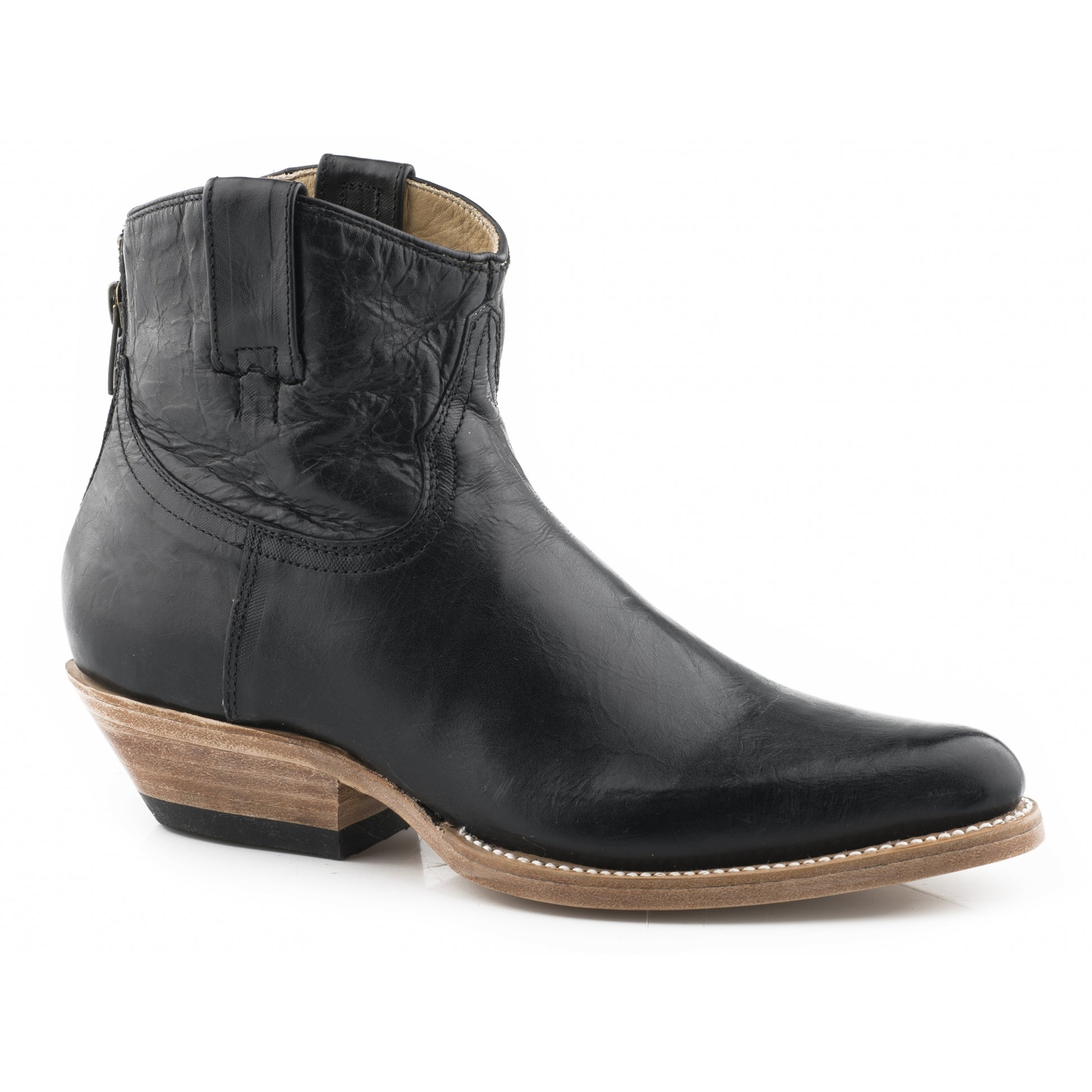 Stetson Ladies Nellie Snip Toe Leather Sole Boots