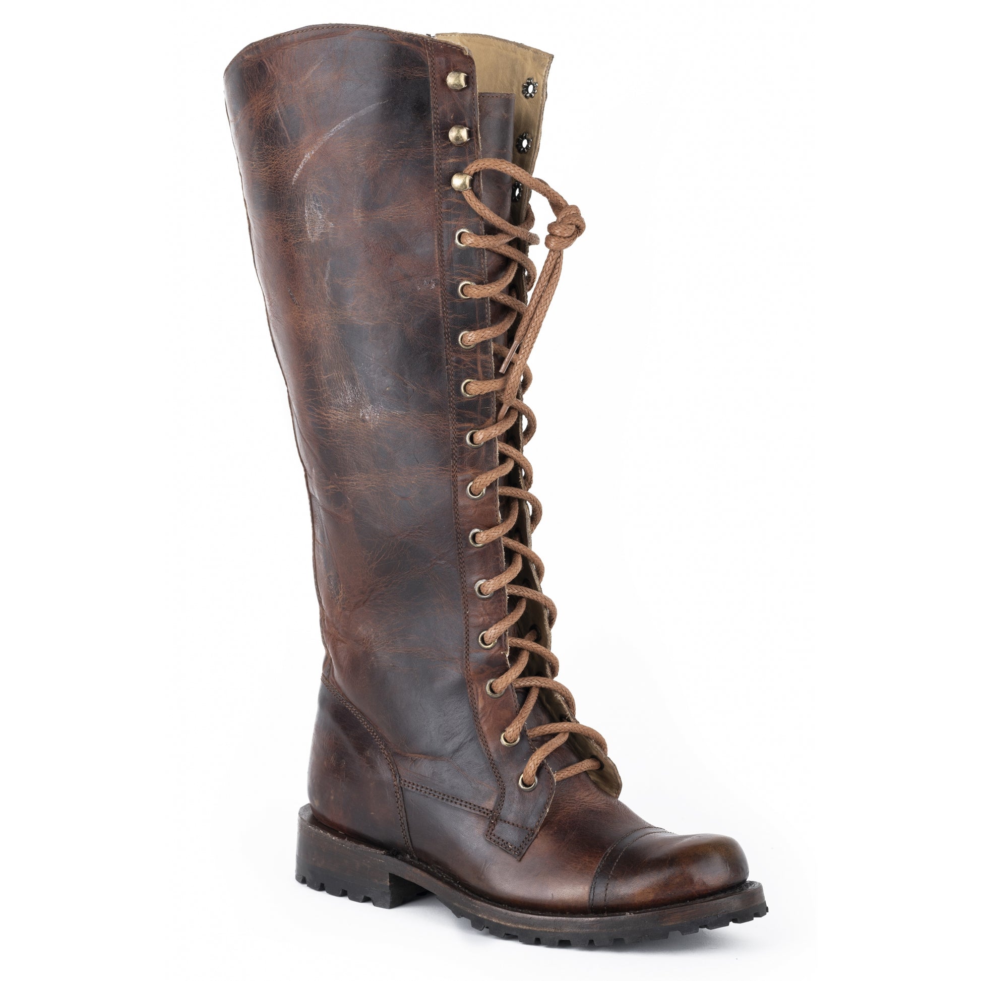 Stetson Ladies Winter 16" Shaft Lace Up Round Toe Boots
