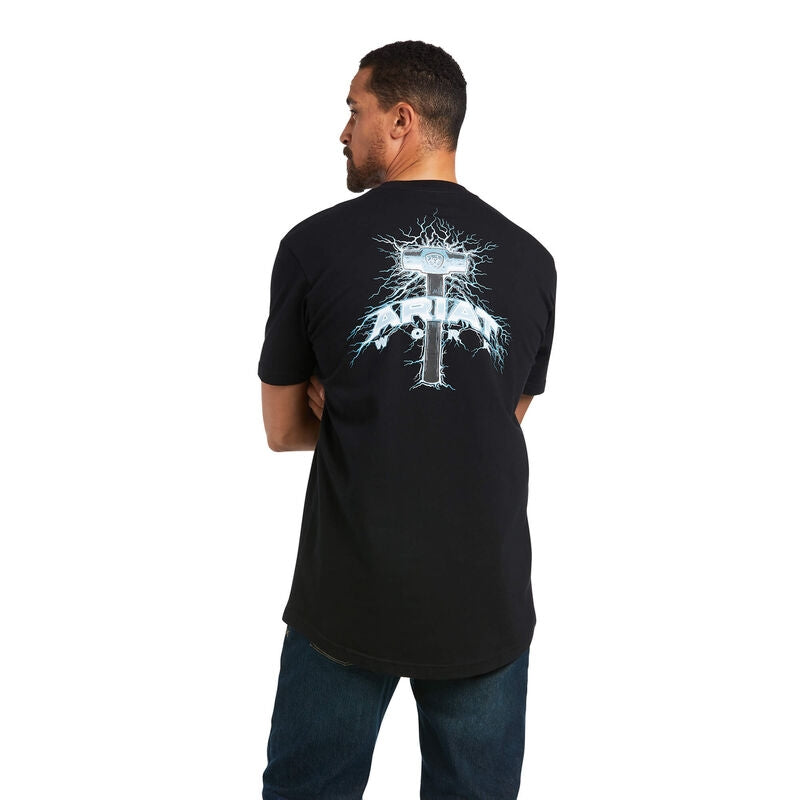 Ariat Mens Rebar Strong Voltaic Hammer TShirt