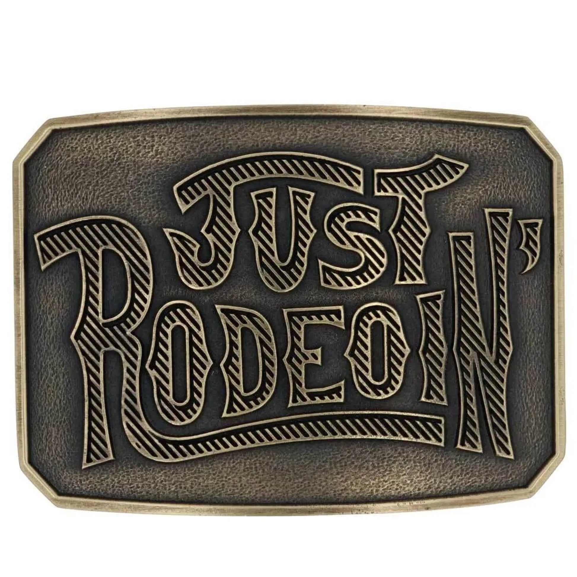 Montana Silversmiths Dale Brisby Just Rodeoin' Attitude Belt Buckle