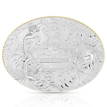 Montana Silversmiths Rough Waters Bull Rider Class Belt Buckle