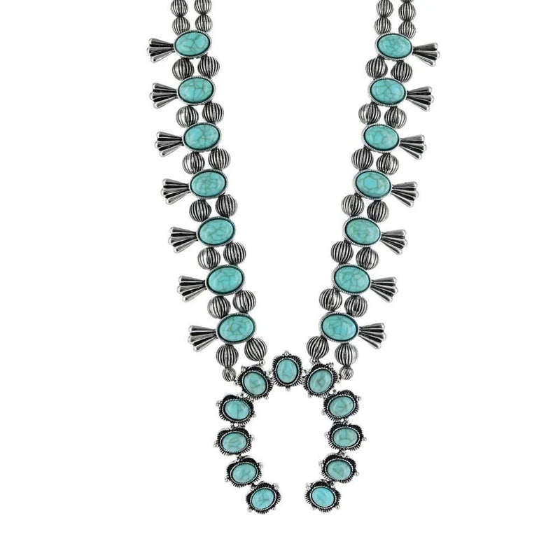 Montana Silversmiths Regal Squash Blossom Attitude Necklace
