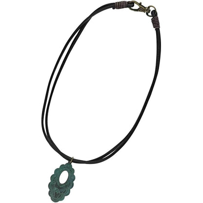 Montana Silversmiths Scalloped Window Bronze Attitude Necklace