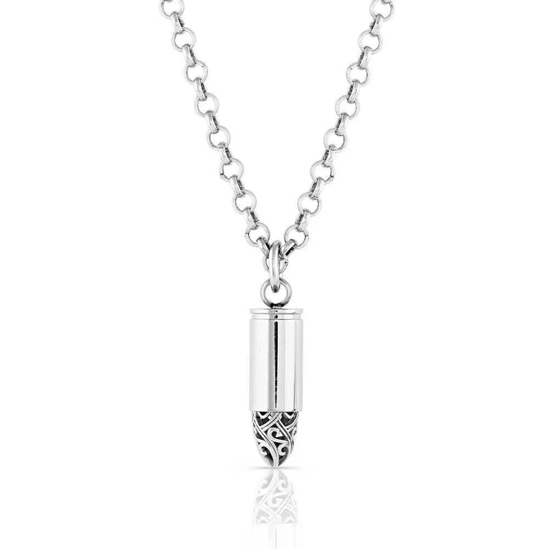 Montana Silversmiths One Filigree Shot Bullet Necklace