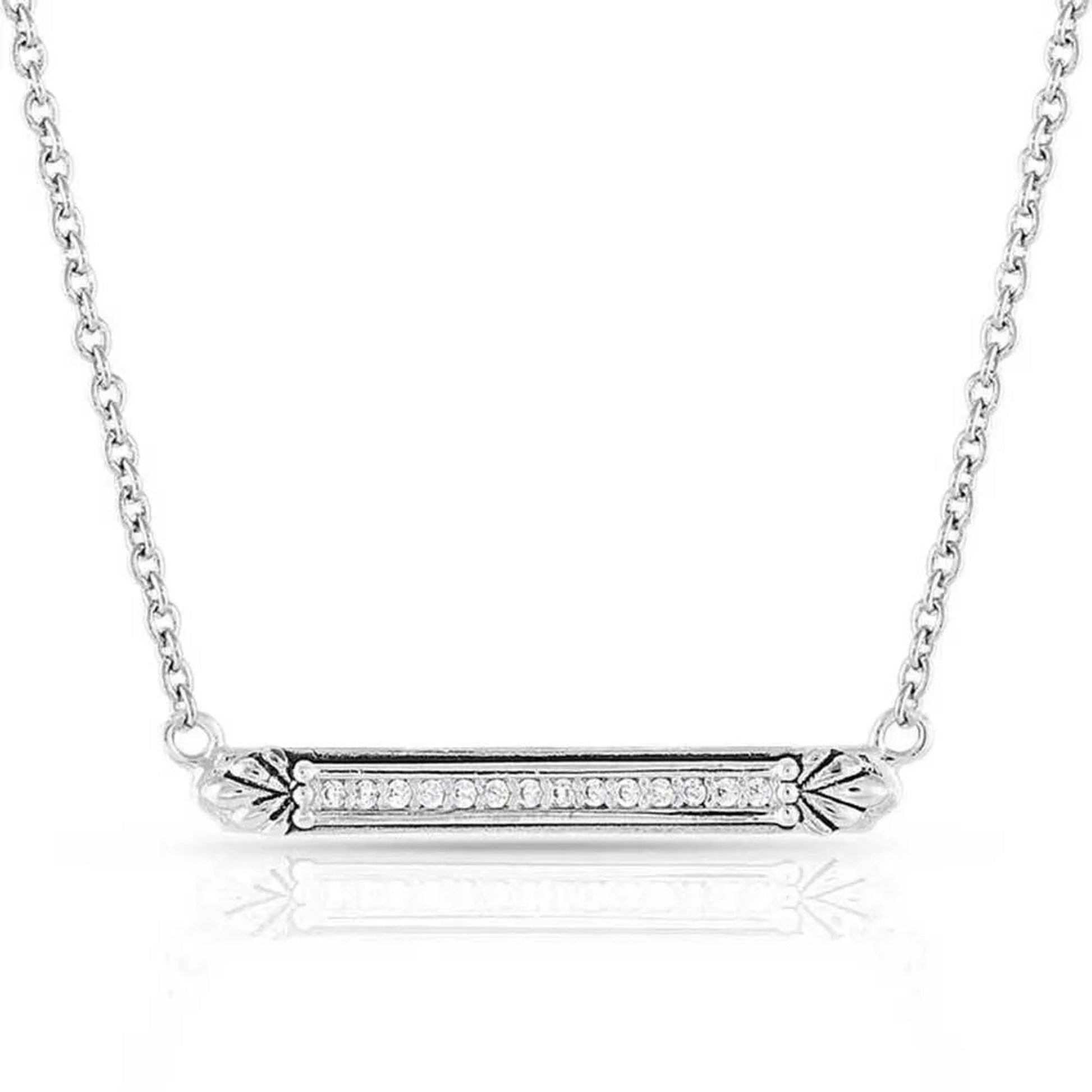 Montana Silversmiths Setting the Crystal Bar Necklace